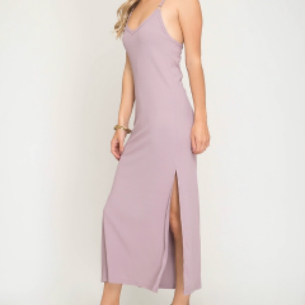 Misty mauve Maxi Dress